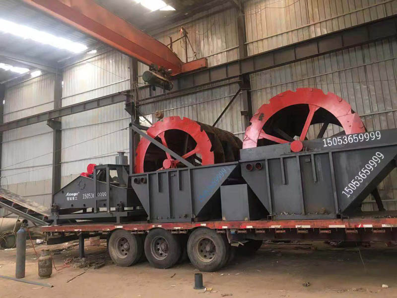 移動輪式洗砂細沙回收設備